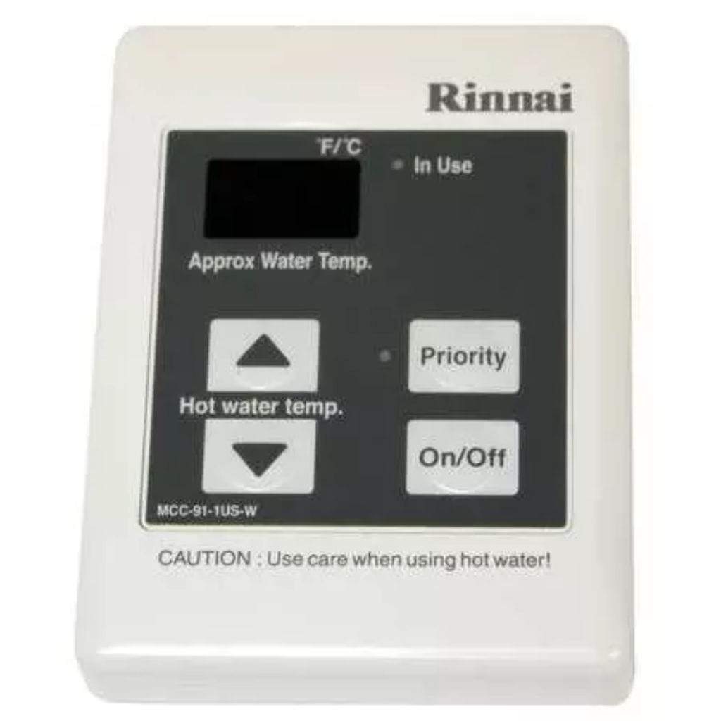 Rinnai 3" White Commercial Temperature Controller for Tankless Water Heaters