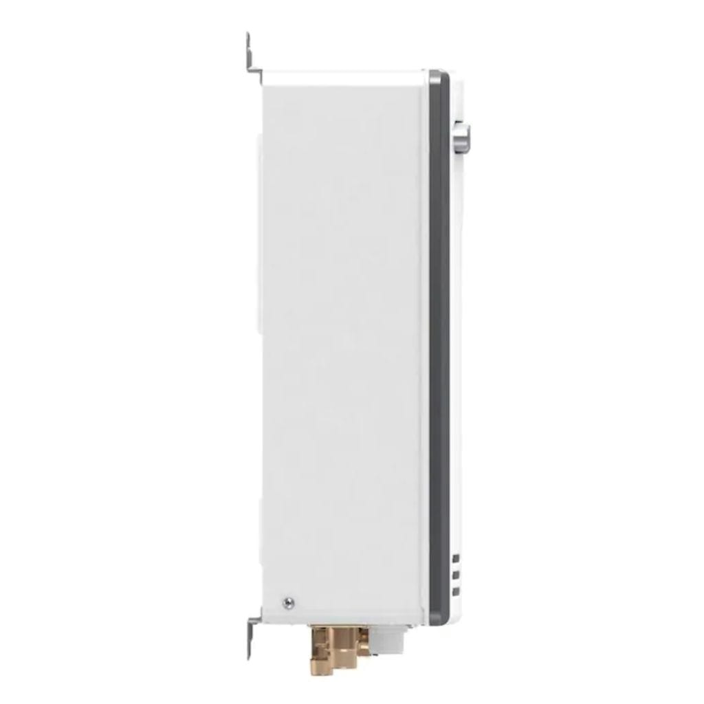 Rinnai HE Series 14" 120K BTU 5.3 GPM Outdoor Non-Condensing Tankless Natural Gas Water Heater