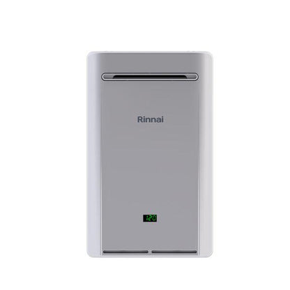 Rinnai RE Series 25" 140K BTU Outdoor Non-Condensing Propane Gas Tankless Water Heater