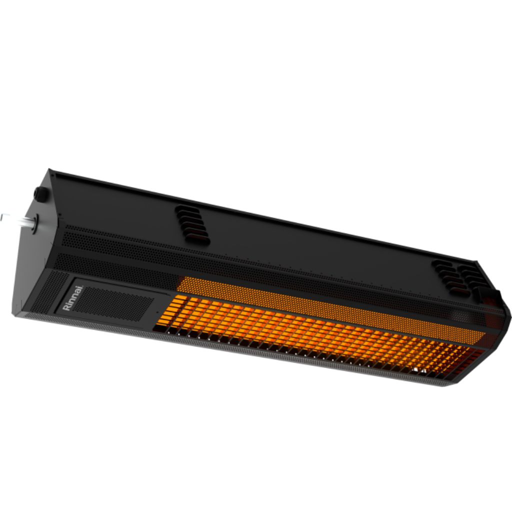 Rinnai SE+ Series 44" Black 35K BTU Single Stage Natural Gas Infrared Patio Heater