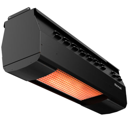 Rinnai SE Series 44" Black 50K BTU Single Stage Natural Gas Infrared Patio Heater