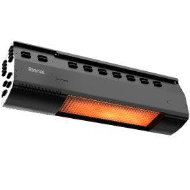 Rinnai SE Series 44" Black 50K BTU Single Stage Propane Gas Infrared Patio Heater