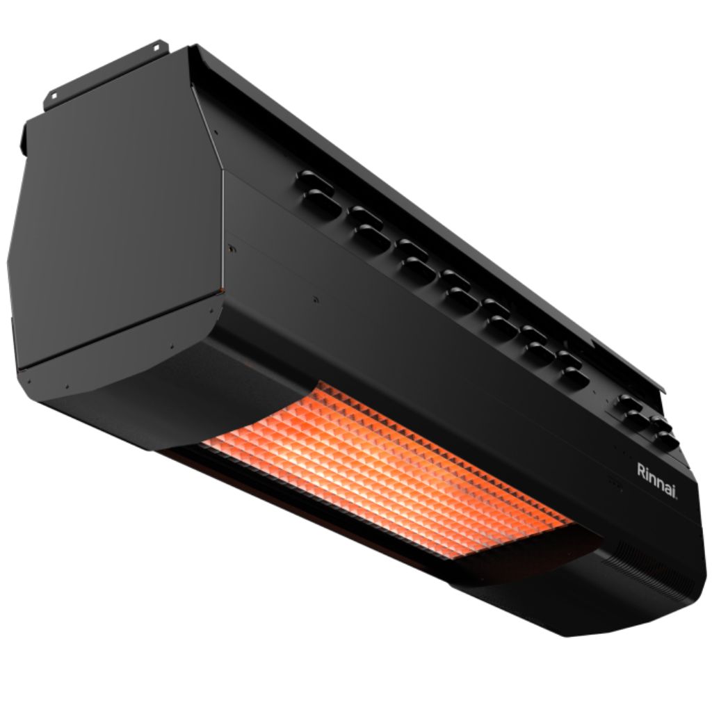 Rinnai SE Series 44" Black 50K BTU Single Stage Propane Gas Infrared Patio Heater