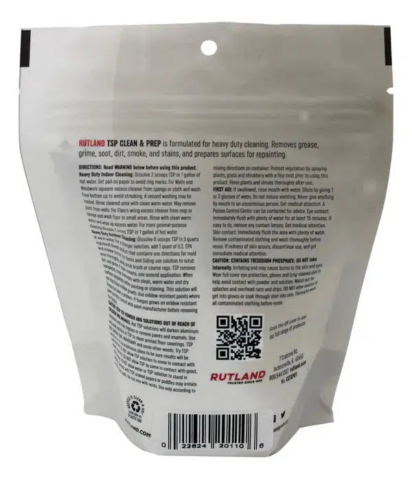 Rutland 1 lb Resealable Heavy Duty Phosphate-Free TSP Clean & Prep