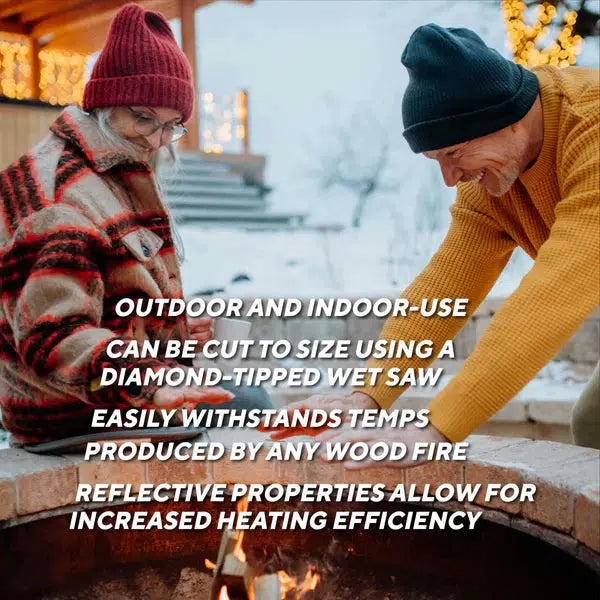 Rutland 24 lbs Buff Firebox Bricks (9" x 4-1/2" x 1-1/4")