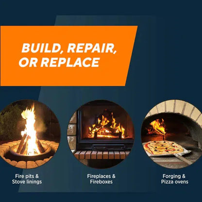 Rutland 24 lbs Ivory Firebox Bricks (9" x 4-1/2" x 1-1/4")