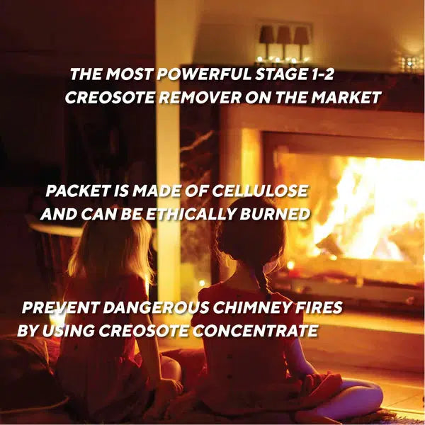 Rutland 50g Creosote Concentrate - Triple Power Creosote Remover (20 pack)