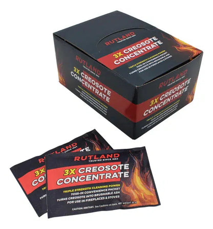 Rutland 50g Creosote Concentrate - Triple Power Creosote Remover (20 pack)