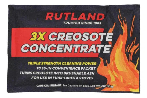 Rutland 50g Creosote Concentrate - Triple Power Creosote Remover (20 pack)