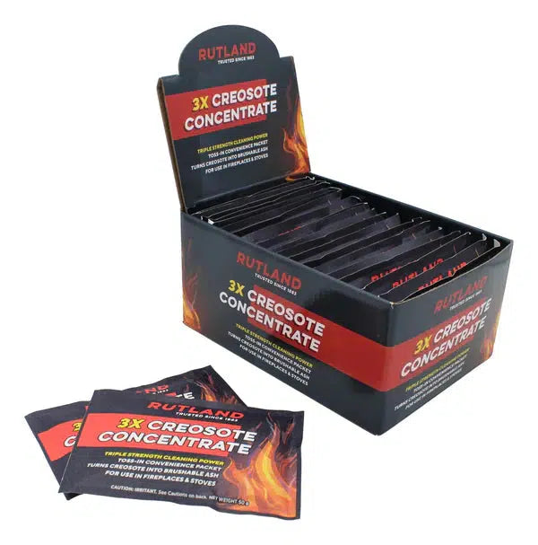 Rutland 50g Creosote Concentrate - Triple Power Creosote Remover (20 pack)