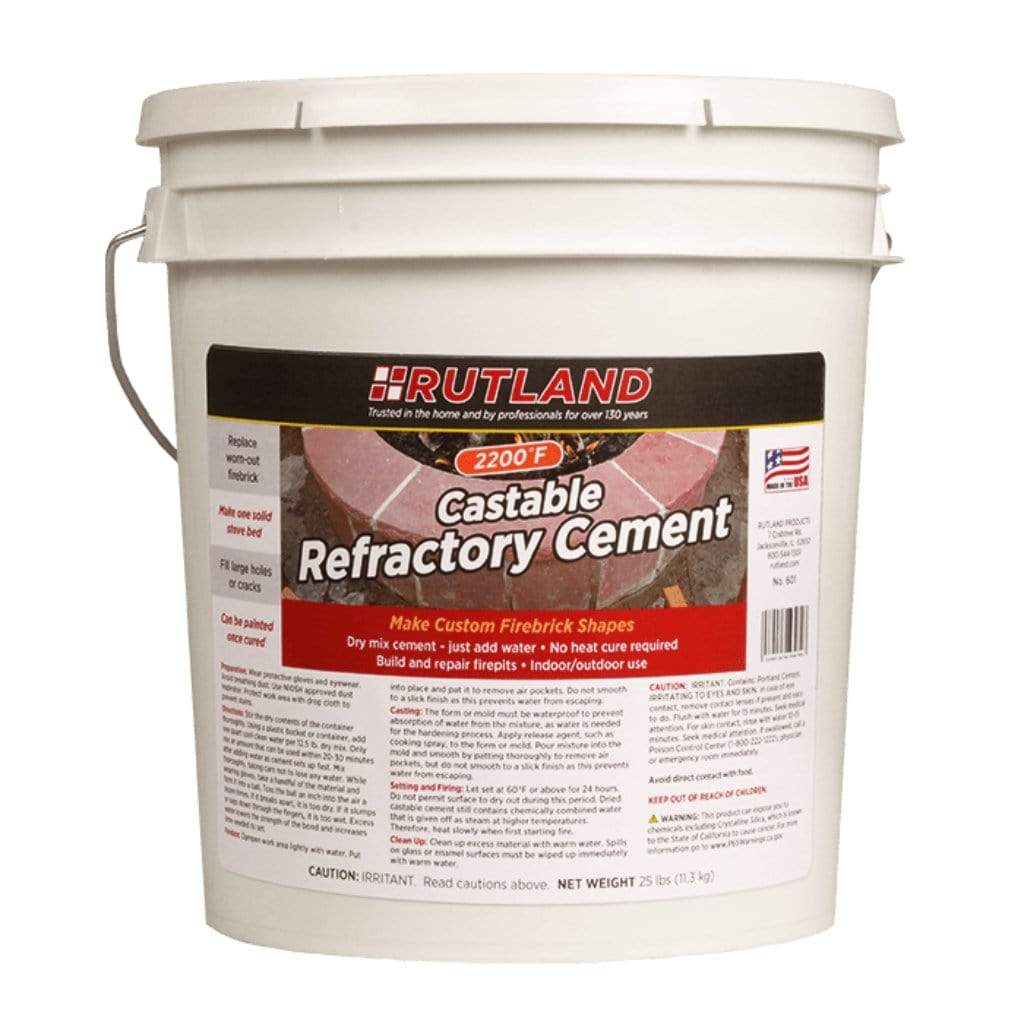 Rutland Castable Refractory Cement - Tub