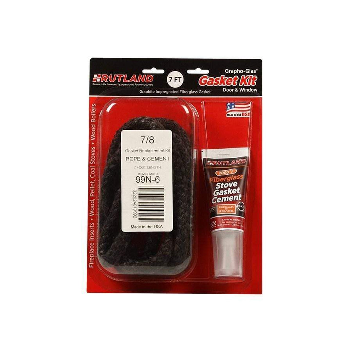 Rutland Grapho-Glas® Stove Gasket Kit