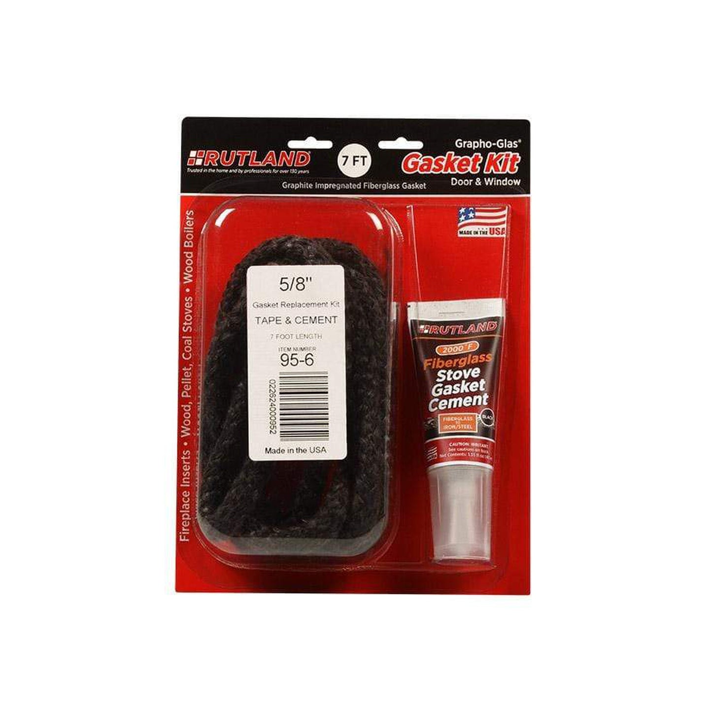 Rutland Grapho-Glas® Stove Gasket Kit