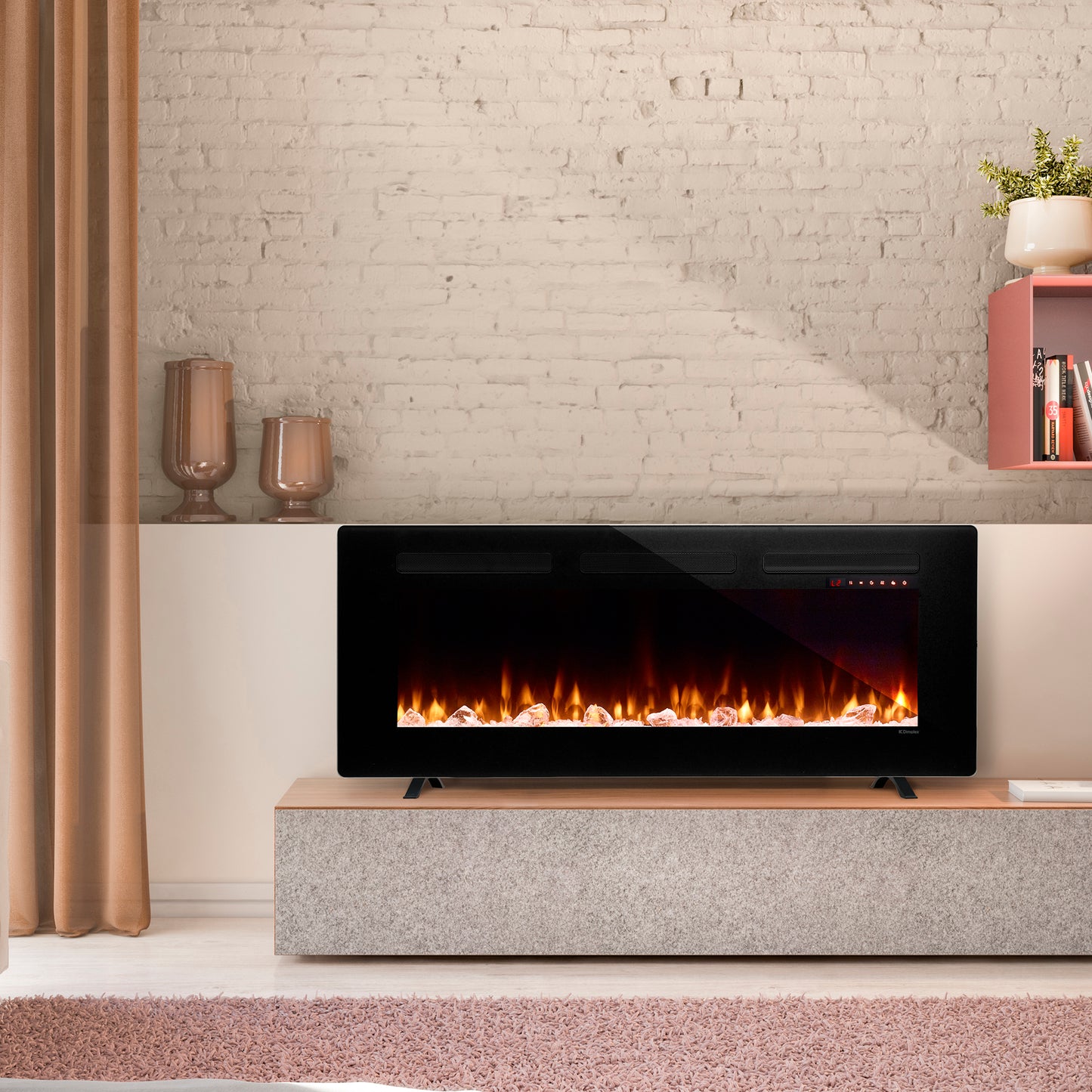 Dimplex Sierra 48" Wall-Mounted / Tabletop Linear Electric Fireplace