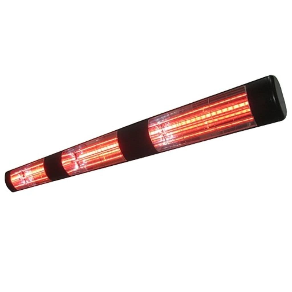 SUNHEAT WL-45B 56" 4500W Black Commercial and Restaurant Wall-Mount Infrared Electric Heater