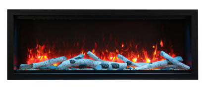 Amantii Symmetry Extra Tall 34" Indoor / Outdoor Built-in Smart WiFi Electric Fireplace
