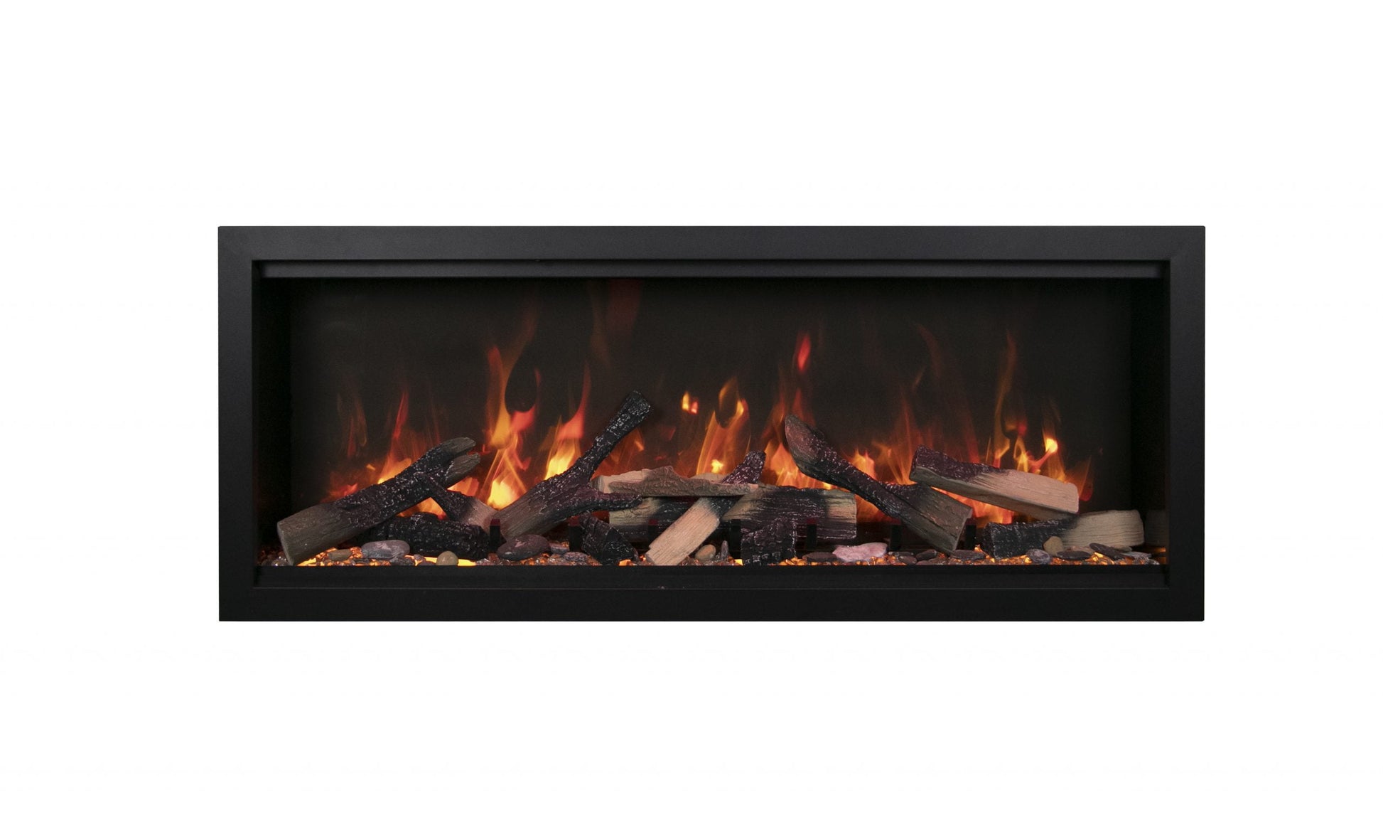 Amantii Symmetry Extra Tall 34" Indoor / Outdoor Built-in Smart WiFi Electric Fireplace