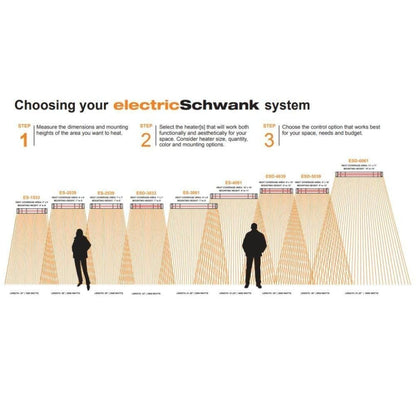 Schwank 33" ElectricSchwank Dual Element 3000W Infrared Electric Patio Heater