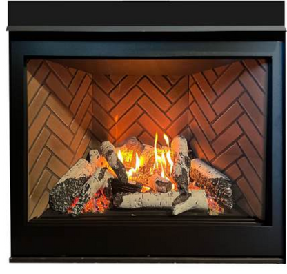 Sierra Flame by Amantii Jasper 36" Clean Face Direct Vent Natural Gas Fireplace