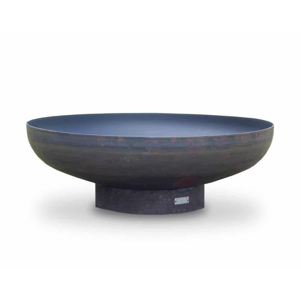 Seasons ELLIPTICAL 36" Natural Rust Patina Wood Steel Fire Pit