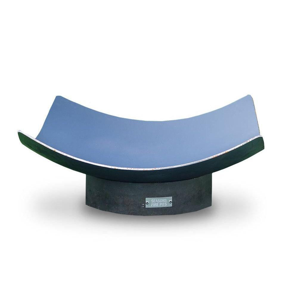 Seasons QUADRILATERAL 48" Natural Rust Patina Wood Steel Fire Pit