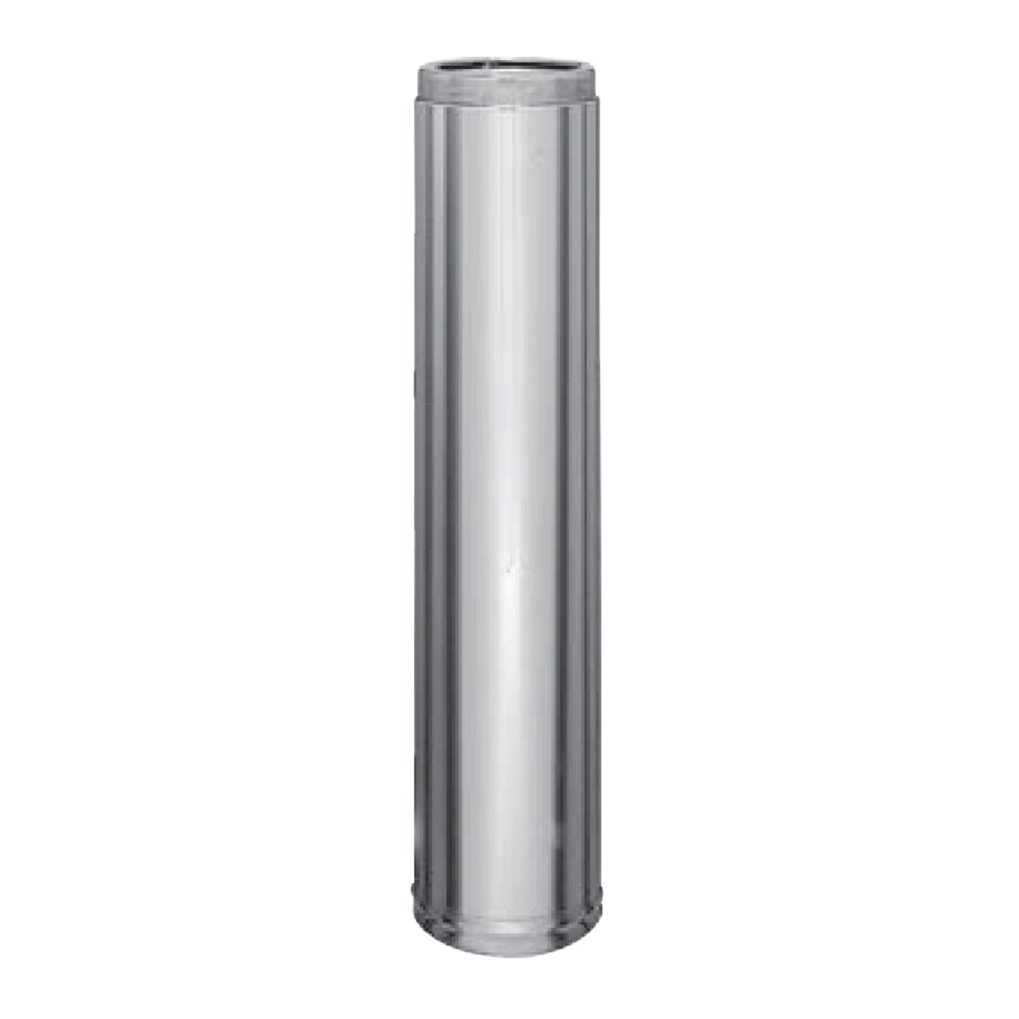 Security Chimneys Secure Temp ASHT 8" x 24" Aluminum Zinc Coated Steel Pipe Length