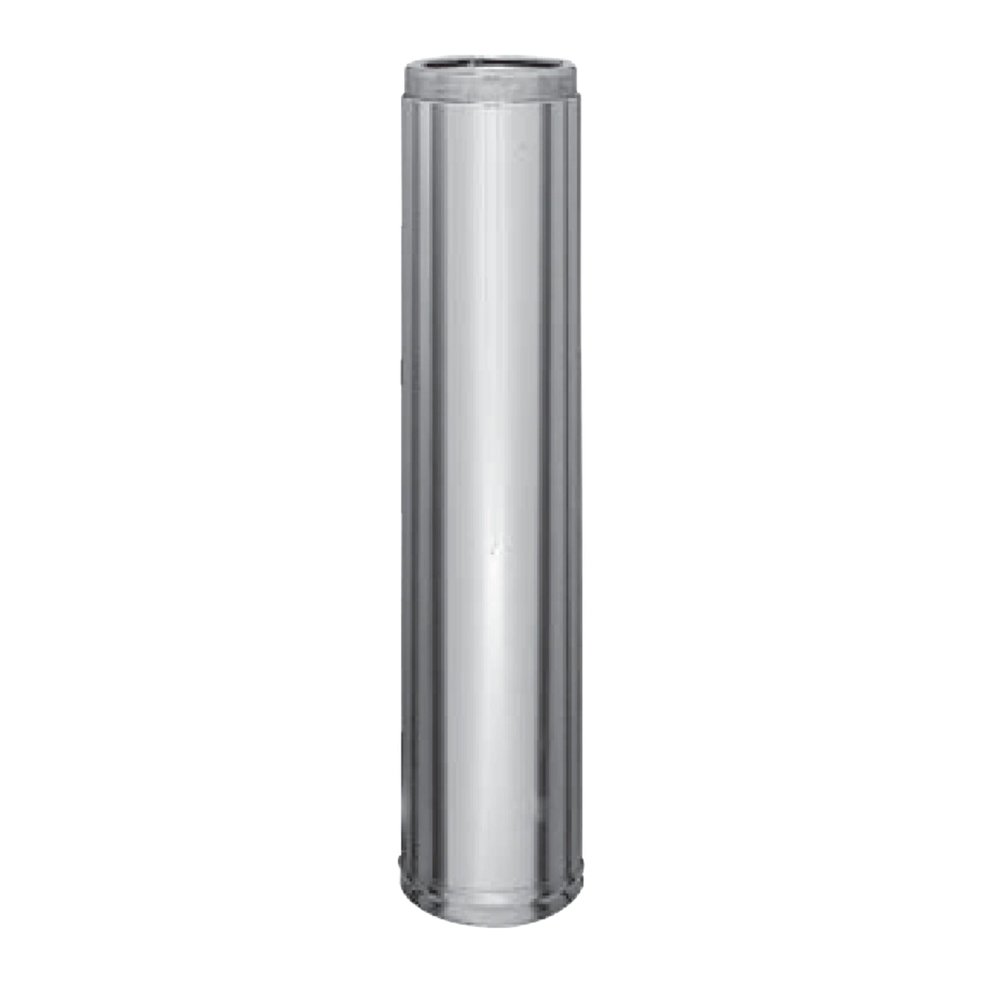 Security Chimneys Secure Temp ASHT 8" x 24" Aluminum Zinc Coated Steel Pipe Length