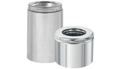 Security Chimneys Secure Temp ASHT 8" x 48" Aluminum Zinc Coated Steel Pipe Length