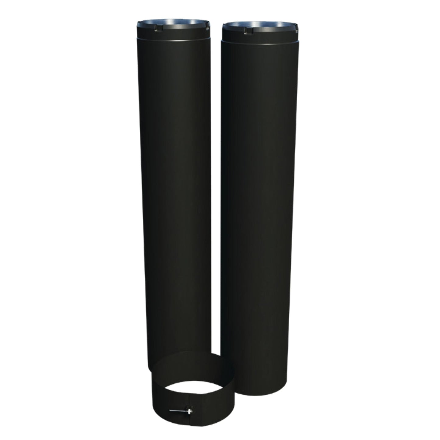 Security Chimneys Ultimate Stove 8" Black Telescopic Length