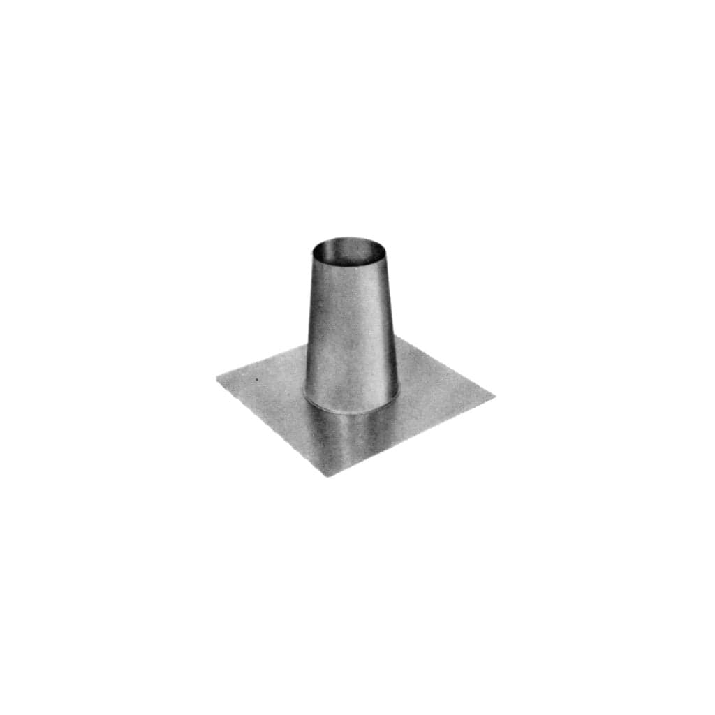 Selkirk 3" to 8" Tall Cone Adjustable / Flat Roof Flashing (Round - Type B Gas Vent)
