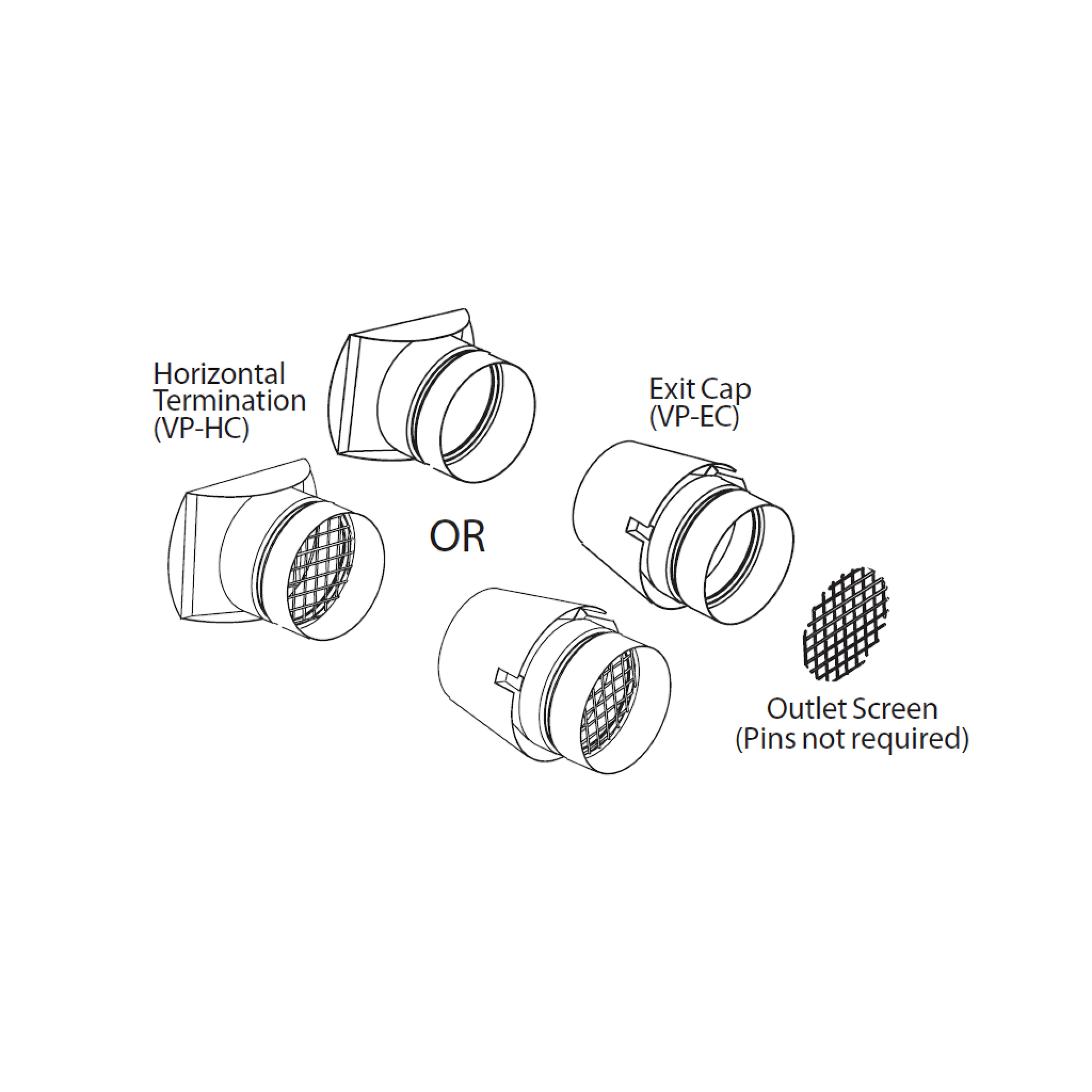 Selkirk 4" Outlet Screen (Pellet Vent - VP - Type L)