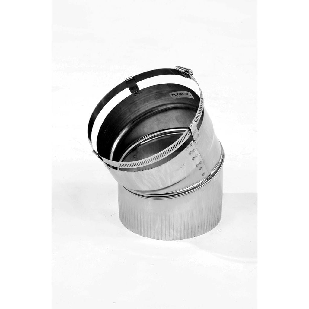 Selkirk 4" to 8" 30 Degree Fixed Elbow (Stainless Flexible Liner)