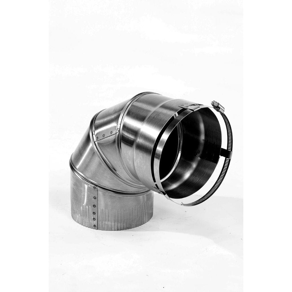 Selkirk 4" to 8" 90 Degree Fixed Elbow (Stainless Flexible Liner)