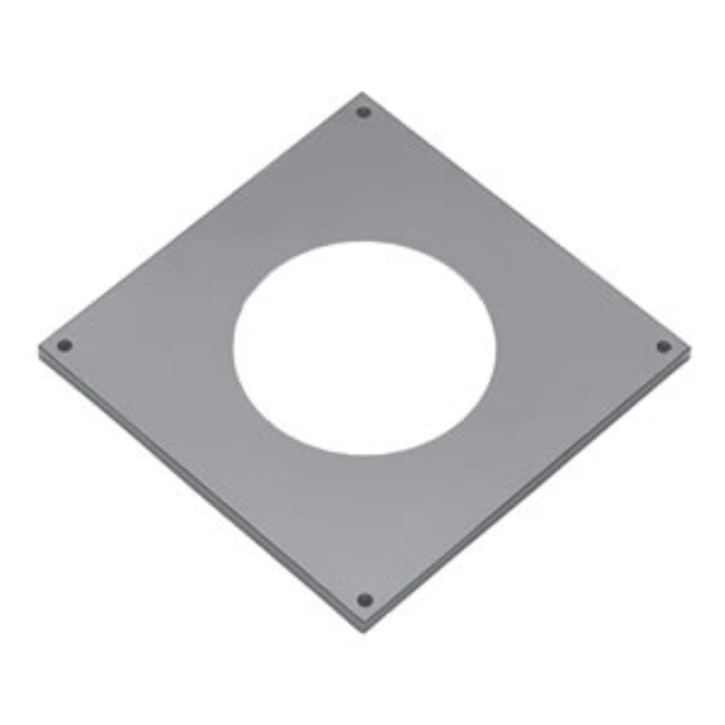 Selkirk 4" x 6-5/8" Square Trim Plate (Direct-Temp Gas)