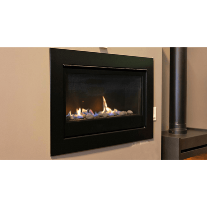 fireplace Sierra Flame by Amantii 36" Boston Linear Direct Vent Gas Fireplace