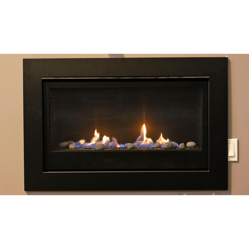 fireplace Sierra Flame by Amantii 36" Boston Linear Direct Vent Gas Fireplace