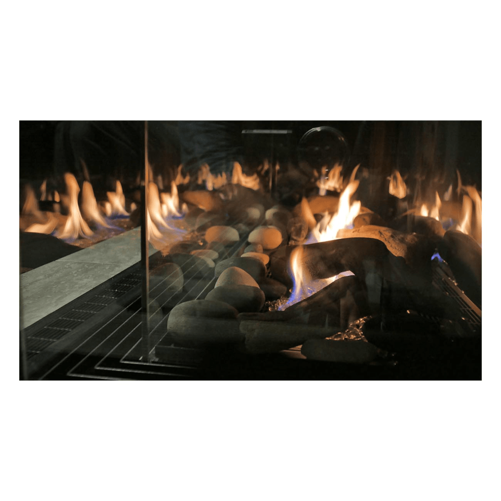 Sierra Flame by Amantii 38"/48"/58" Toscana 3 Sided Peninsula Gas Fireplace