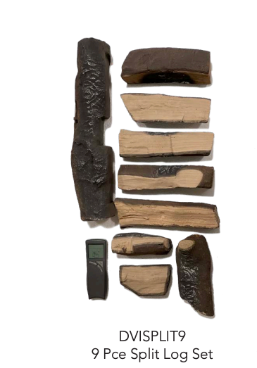 Sierra Flame by Amantii 9 Piece Split Log Set for ABBOT-30BL
