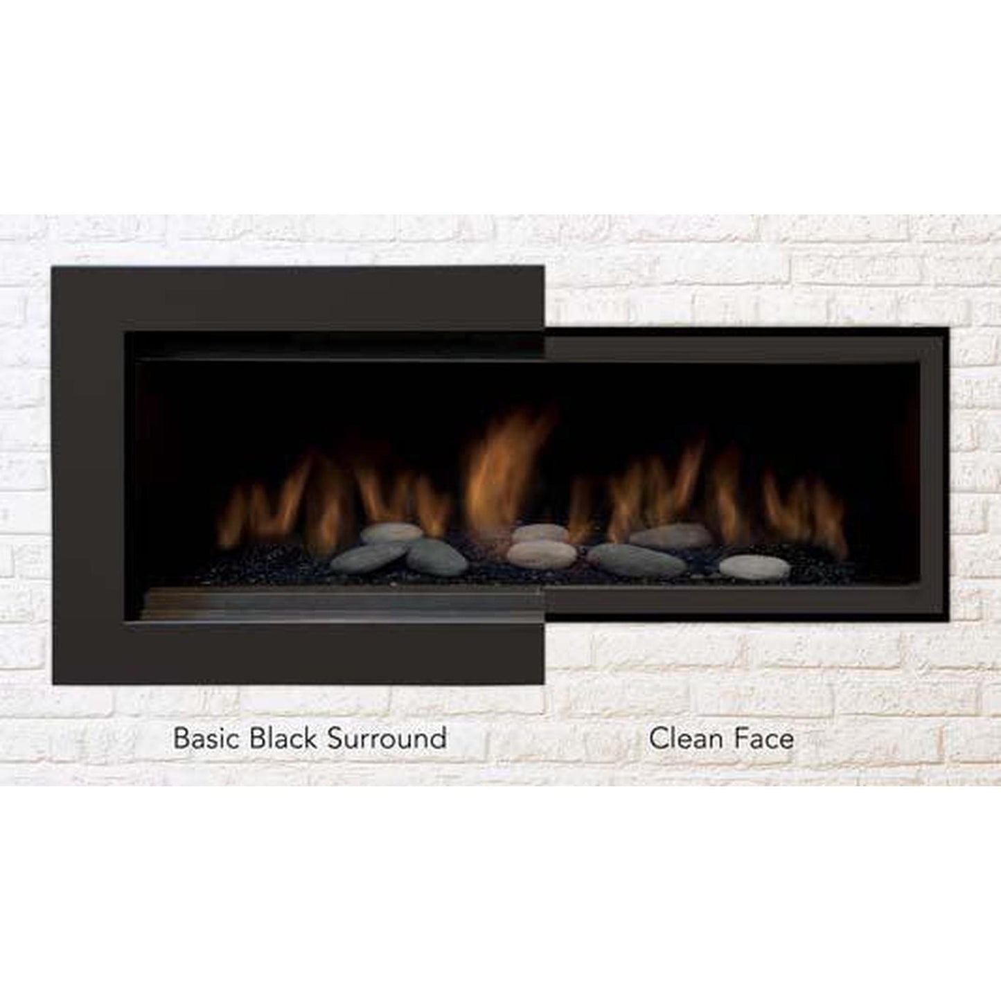 Sierra Flame by Amantii Austin 65" Direct Vent Linear Propane Gas Fireplace