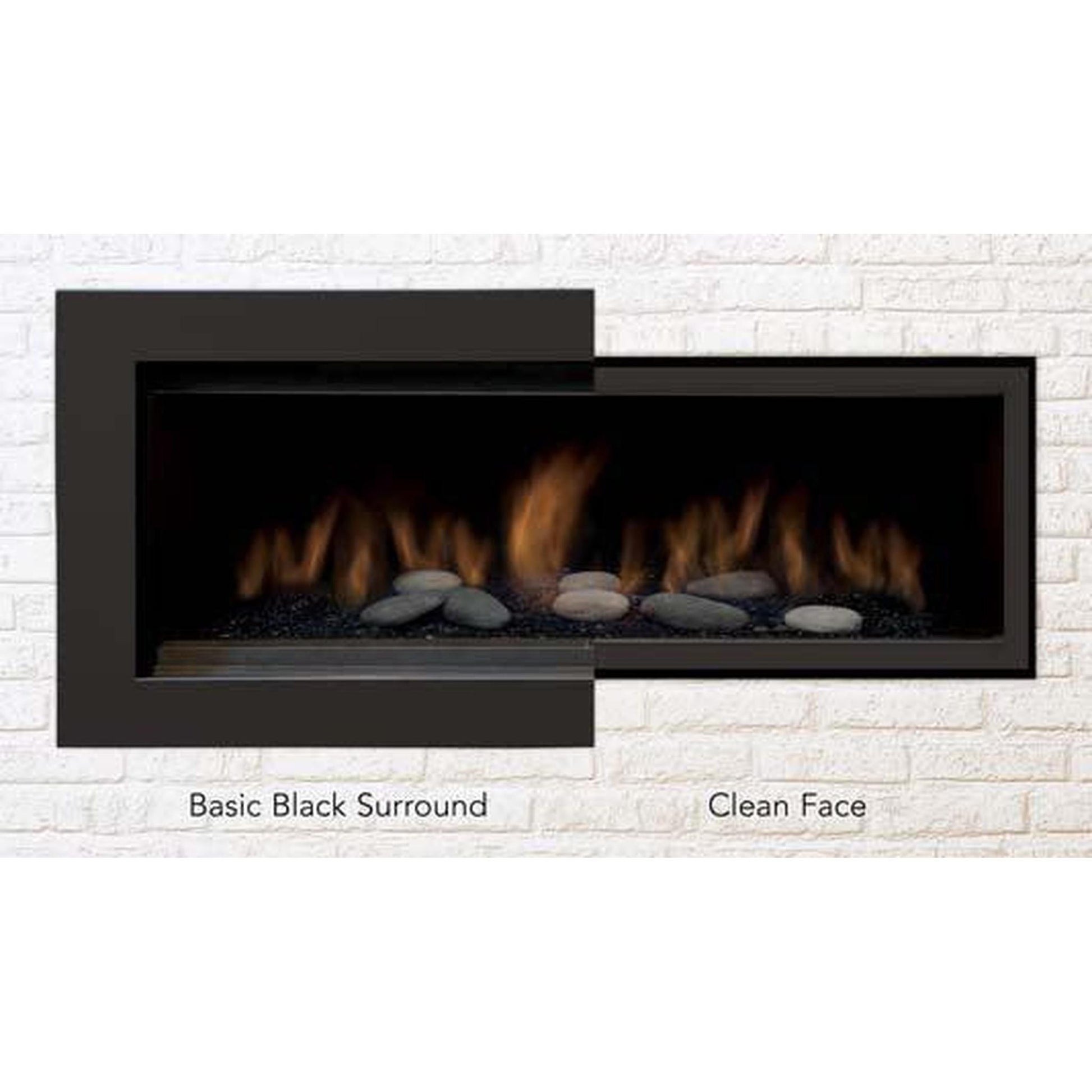 Sierra Flame by Amantii Austin 65" Direct Vent Linear Propane Gas Fireplace