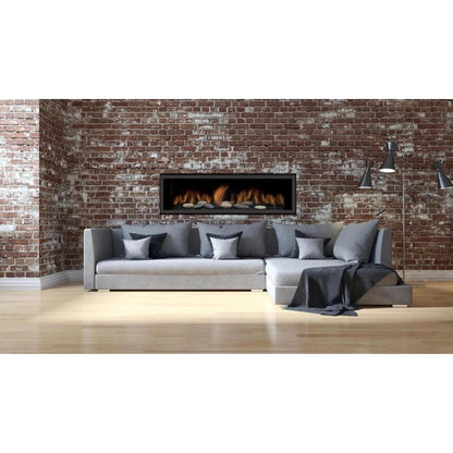 Sierra Flame by Amantii Austin 65" Direct Vent Linear Propane Gas Fireplace