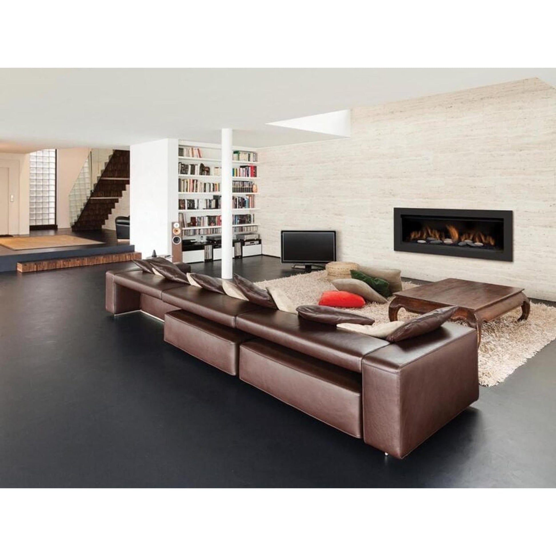 Sierra Flame by Amantii Austin 65" Direct Vent Linear Propane Gas Fireplace
