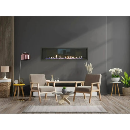Sierra Flame by Amantii Austin 65" Direct Vent Linear Propane Gas Fireplace