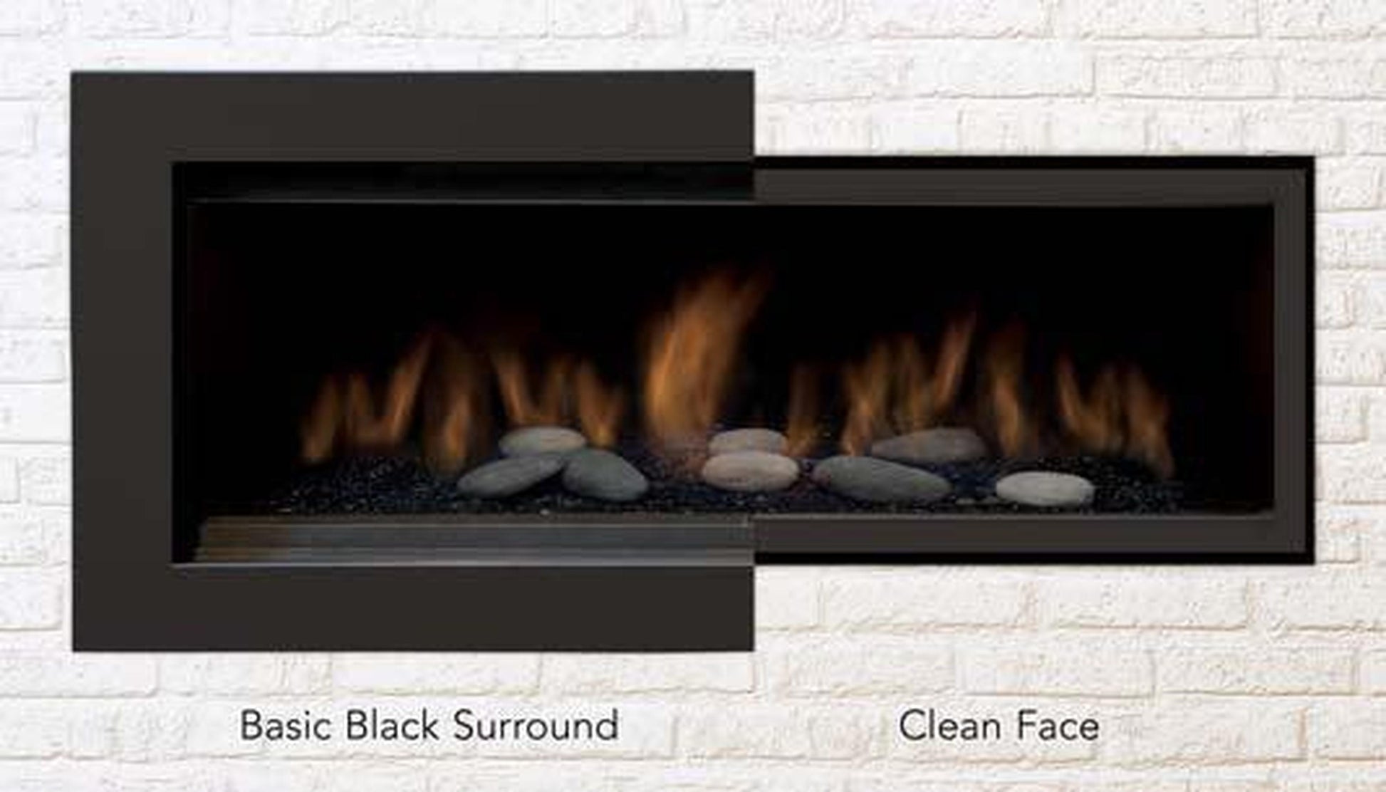 Sierra Flame by Amantii Austin 65" Direct Vent Linear Natural Gas Fireplace