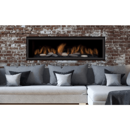 Sierra Flame by Amantii Austin 65" Direct Vent Linear Natural Gas Fireplace