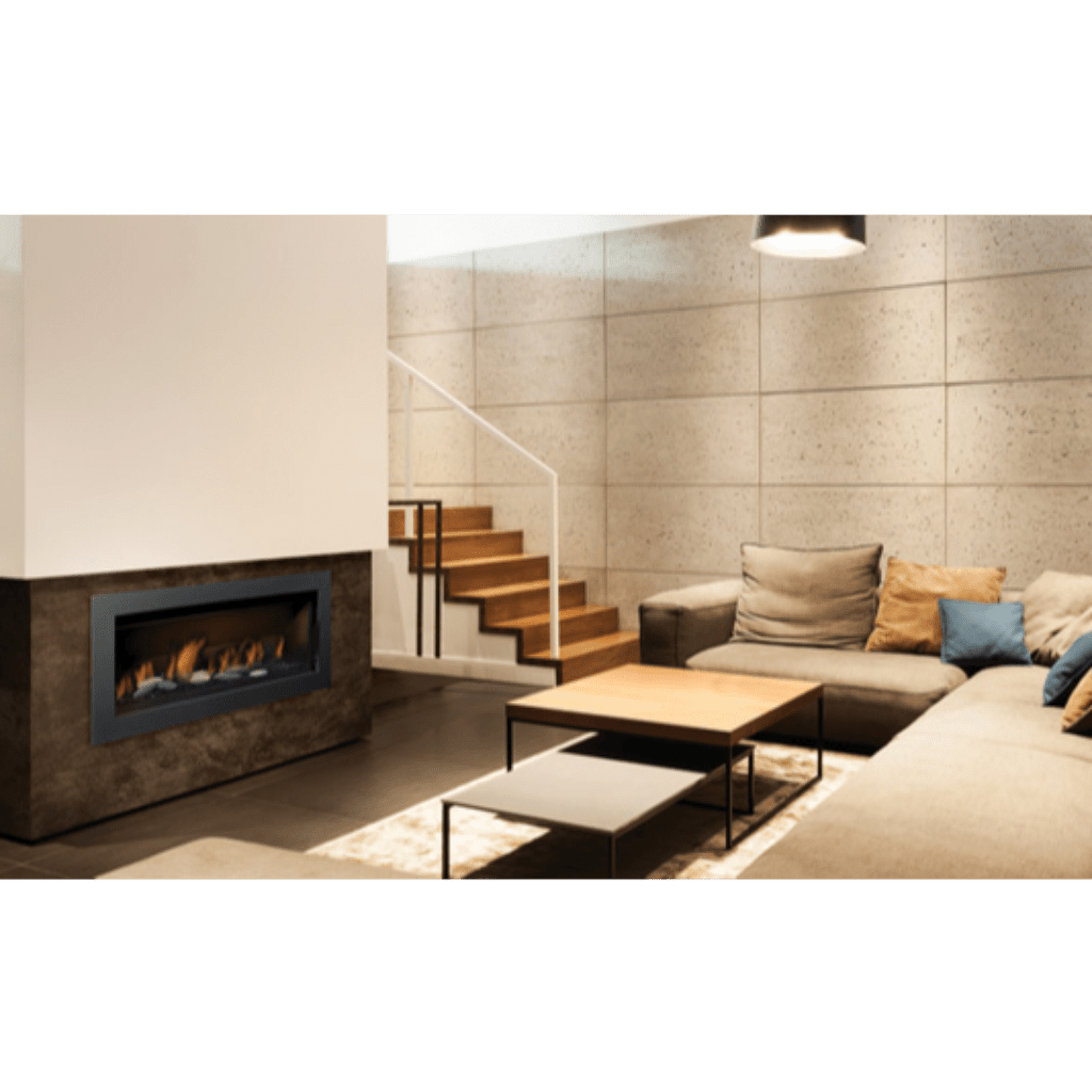Sierra Flame by Amantii Bennett 45" Direct Vent Linear Propane Gas Fireplace