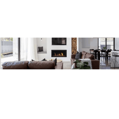 Sierra Flame by Amantii Lamego 45" Direct-Vent Zero Clearance Contemporary Electronic Ignition Propane Gas Fireplace