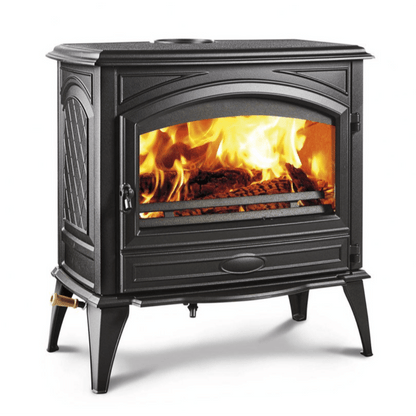 Sierra Flame by Amantii Lynwood W76 Cast Iron Free Stand Wood Stove Fireplace