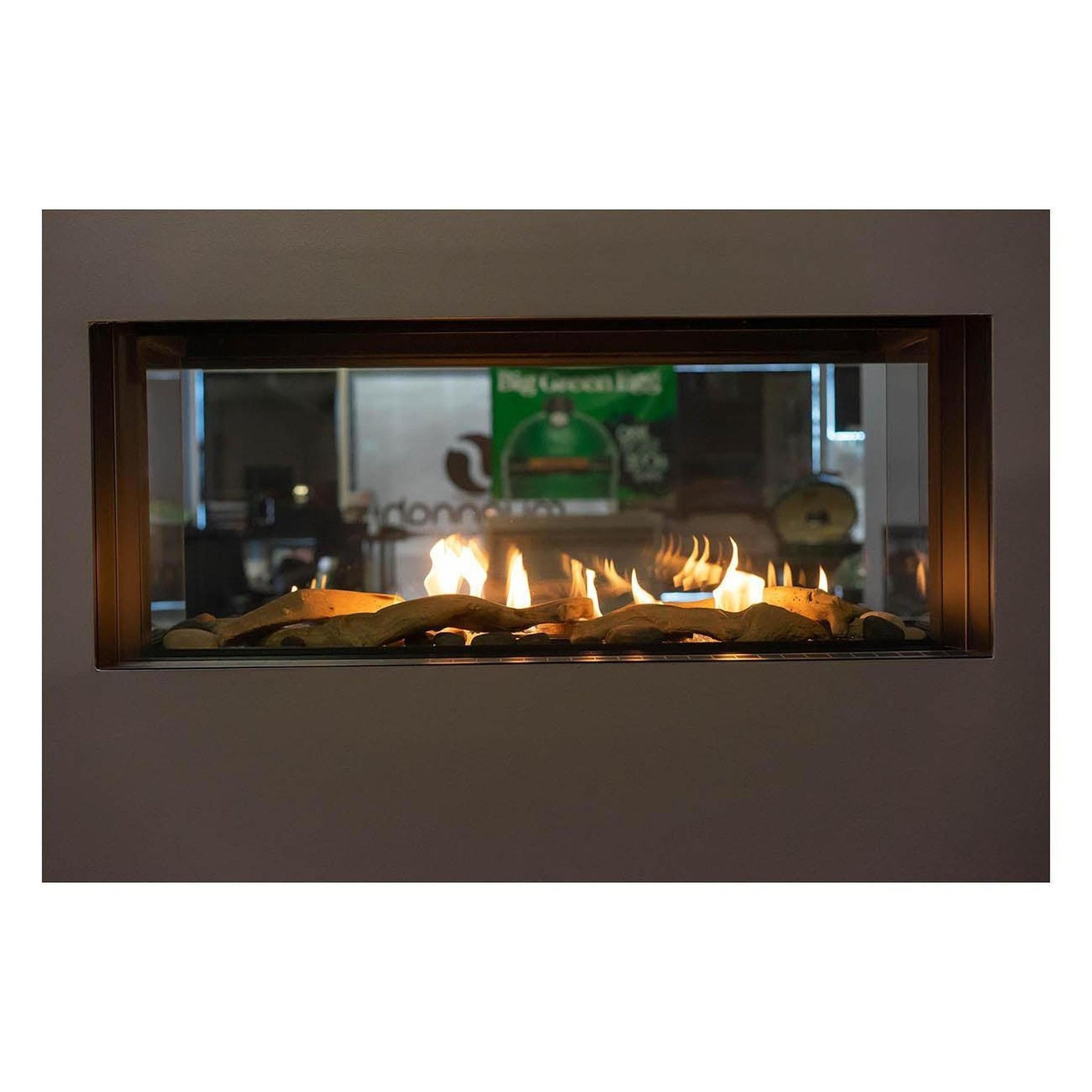 Sierra Flame by Amantii Lyon 48" 4-Sided See-Through Direct-Vent Natural Gas Fireplace