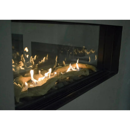 Sierra Flame by Amantii Lyon 48" 4-Sided See-Through Direct-Vent Natural Gas Fireplace